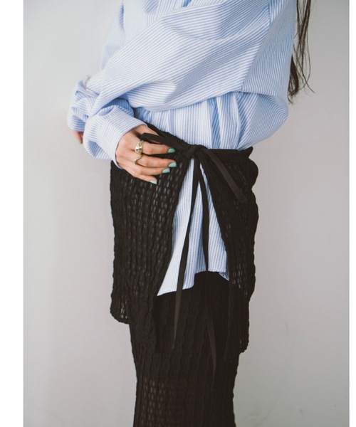 DRWCYS(ドロシーズ)の「レイヤードカットレースパンツ(その他パンツ・レディース・ホワイト/ブラック・FREE)」の5枚目の写真