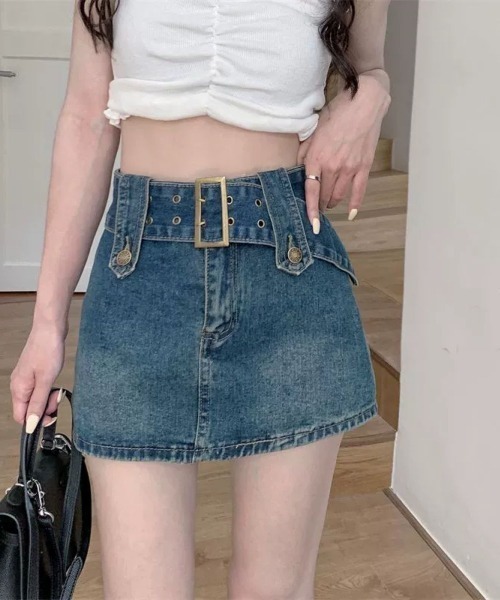 中がショートパンツ！グラデーション\tDior\tラップ ミニスカート 中がショートパンツ！グラデーション Dior ラップ ミニスカート