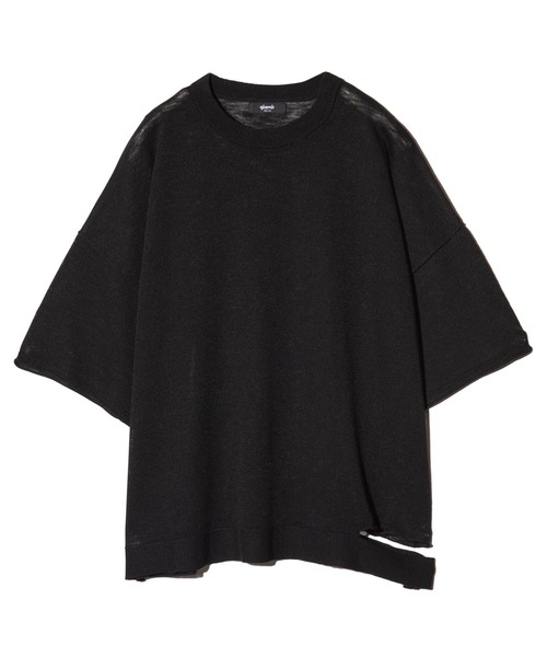 glamb(グラム)の「One Cut Summer Knit / ワンカットサマーニット(ニット/セーター・メンズ・ネイビー/ブラック/ミント・M/L)」の15枚目の写真