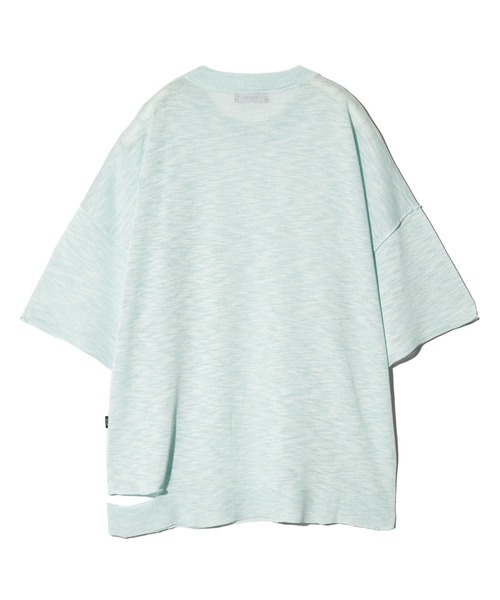 glamb(グラム)の「One Cut Summer Knit / ワンカットサマーニット(ニット/セーター・メンズ・ネイビー/ブラック/ミント・M/L)」の17枚目の写真