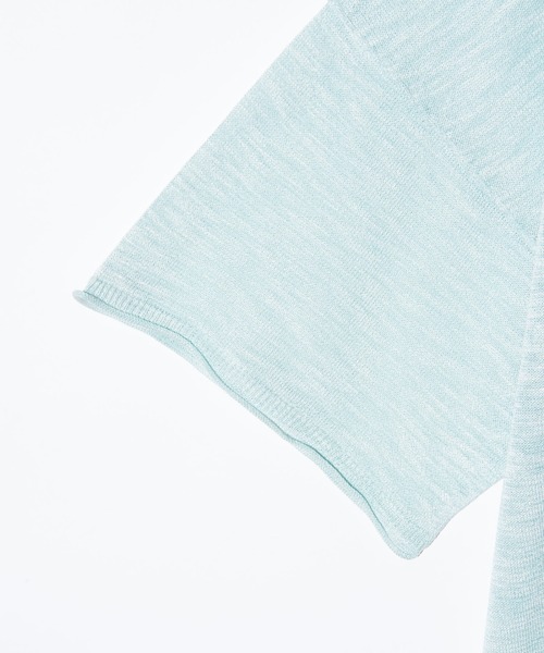 glamb(グラム)の「One Cut Summer Knit / ワンカットサマーニット(ニット/セーター・メンズ・ネイビー/ブラック/ミント・M/L)」の14枚目の写真