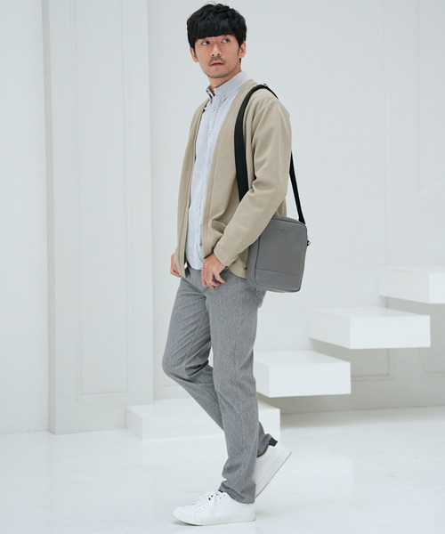 ikka（イッカ）の「ダブルフェイスDRYカノコカーディガン（カーディガン/ボレロ・メンズ・ブラック/ベージュ/ネイビー/グレー・XL/L/M/S）」の10枚目の写真