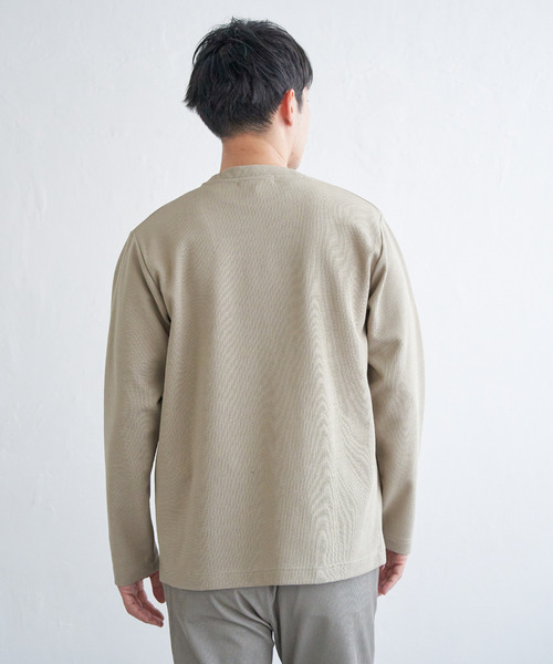 ikka（イッカ）の「ダブルフェイスDRYカノコカーディガン（カーディガン/ボレロ・メンズ・ブラック/ベージュ/ネイビー/グレー・XL/L/M/S）」の22枚目の写真