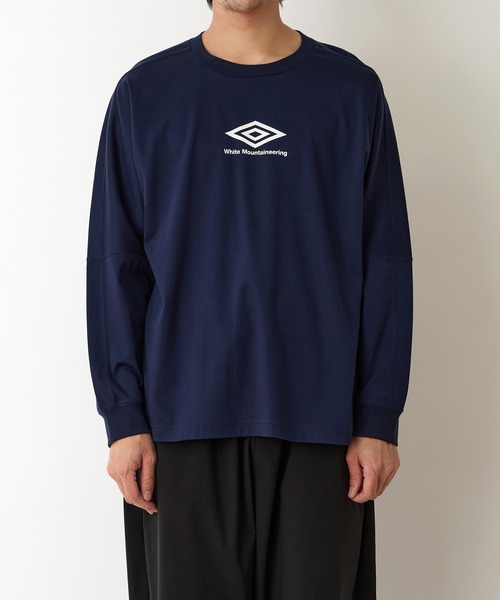 WHITE MOUNTAINEERING（ホワイトマウンテニアリング）の「White Mountaineering/ホワイトマウンテニアリング×UMBRO/アンブロ LONG SLEEVE T-SHIRT 長袖Tシャツ ロンT（Tシャツ/カットソー・メンズ・ホワイト/ブラック/ネイビー・1/2/3）」の19枚目の写真