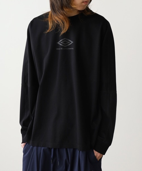 WHITE MOUNTAINEERING（ホワイトマウンテニアリング）の「White Mountaineering/ホワイトマウンテニアリング×UMBRO/アンブロ LONG SLEEVE T-SHIRT 長袖Tシャツ ロンT（Tシャツ/カットソー・メンズ・ホワイト/ブラック/ネイビー・1/2/3）」の10枚目の写真