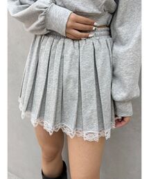 EVRIS | プリーツスウェットミニスカート【セットアップ着用可能】(スカート)