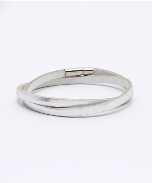 チャイハネ（チャイハネ）の「【チャイハネ】カラーレザーブレスレット（ブレスレット・レディース・シルバー/ゴールド/ブラウン/レッド/ホワイト/ブラック・FREE）」の5枚目の写真