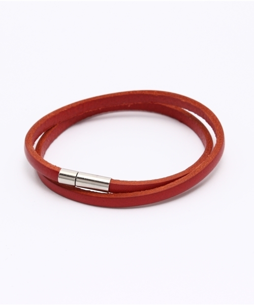 チャイハネ（チャイハネ）の「【チャイハネ】カラーレザーブレスレット（ブレスレット・レディース・シルバー/ゴールド/ブラウン/レッド/ホワイト/ブラック・FREE）」の7枚目の写真