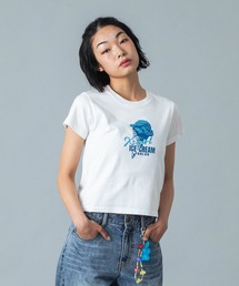 Tシャツ・カットソー LUVISTRUE[MARIE] GLITTER TEE (2 COLOR) MARIE] GLITTER TEE(BLACK) - LUVISTRUE