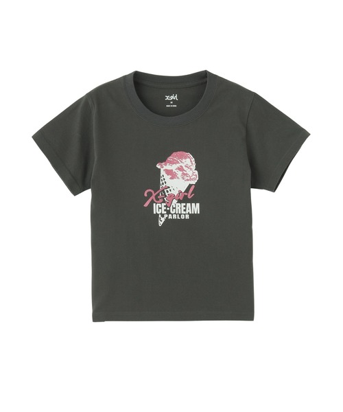 GLITTER ICE CREAM S/S BABY TEE（Tシャツ/カットソー）｜X-girl
