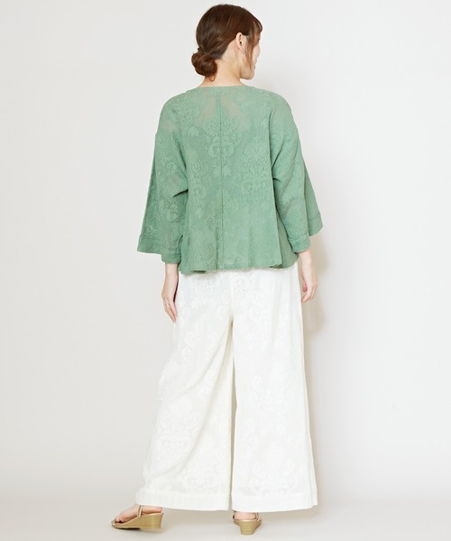 チャイハネ(チャイハネ)の「【チャイハネ】アラベレレーストップス(その他トップス・レディース・カーキ/ホワイト/ベージュ・FREE)」の12枚目の写真