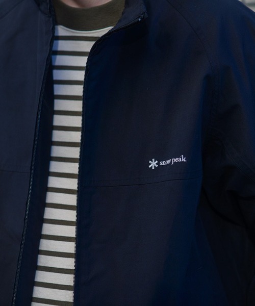 Snow Peak（スノーピーク）の「【オンライン限定】Light Mountain Cloth Stand Collar Jacket（ブルゾン・メンズ・ブラック・1/XXL/XL/L/M/S）」の9枚目の写真