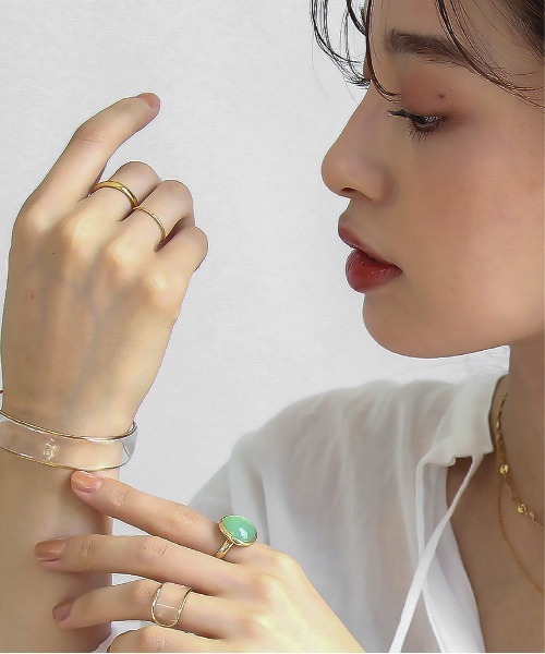abaskdesign(アバスクデザイン)の「金属アレルギー対応 シンプルリング(リング・レディース・ゴールド/シルバー系その他2/シルバー/ゴールド系その他2/シルバー系その他/ゴールド系その他・11号/4号/6号/9号/14号)」の7枚目の写真