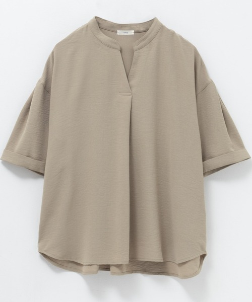 NAVY（ネイビー）の「nAvy SARARI ウェーブスキッパーシャツ（シャツ/ブラウス・レディース・ブラック/ブルー/オレンジ/ベージュ/チャコールグレー・M/L）」の17枚目の写真