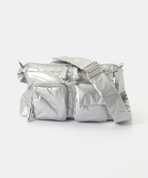 CONTROL FREAK / CTFK(コントロールフリーク)の「CONTROL FREAK POCKETショルダー(クラッチバッグ・レディース・ブラック/シルバー・FREE)」の1枚目の写真