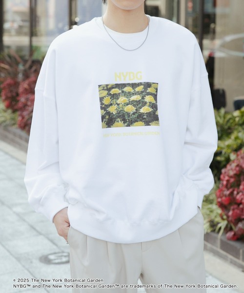 SENSE OF PLACE by URBAN RESEARCH(センスオブプレイスバイアーバンリサーチ)の「NYBG クルーネックルーズスウェットB(スウェット・メンズ・ブラック/ブルー/ホワイト・MEDIUM/LARGE)」の5枚目の写真