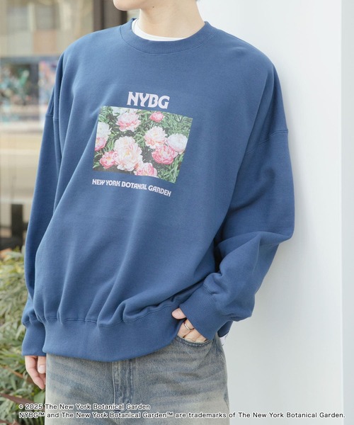 SENSE OF PLACE by URBAN RESEARCH(センスオブプレイスバイアーバンリサーチ)の「NYBG クルーネックルーズスウェットB(スウェット・メンズ・ブラック/ブルー/ホワイト・MEDIUM/LARGE)」の19枚目の写真