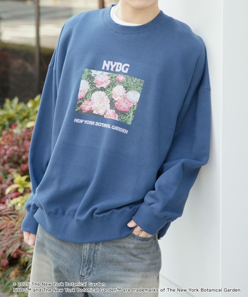 SENSE OF PLACE by URBAN RESEARCH(センスオブプレイスバイアーバンリサーチ)の「NYBG クルーネックルーズスウェットB(スウェット・メンズ・ブラック/ブルー/ホワイト・MEDIUM/LARGE)」の20枚目の写真