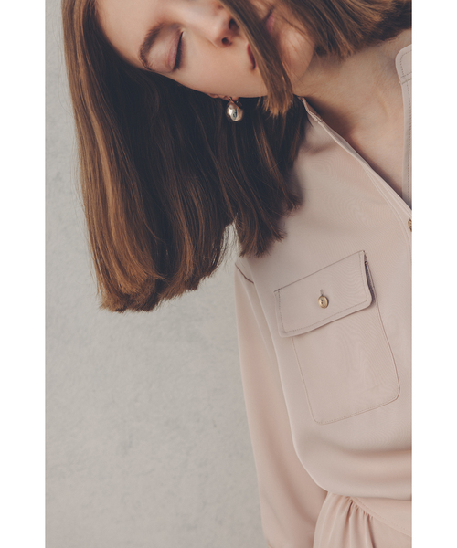 La Totaliteツイードジレ＆PLSTシルクボウタイシャツ La Totalite｜《追加》シアーパールシャツ | Rakuten Fashion