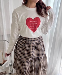 ハートメリラテロンT/長袖Tシャツ