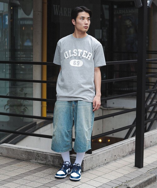 Tシャツ・カットソー BEAMS SS25 Shirts (38010061388 75) BEAMS BOY BEAMS BOY別注] Healthknit / 鑲邊銑邊 5/4 袖 T 卹