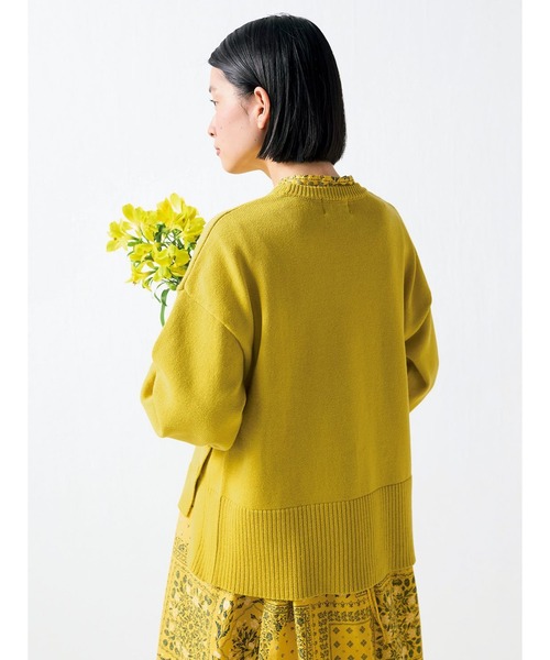 Sunny clouds(サニークラウズ)の「サニークラウズ トレセーター(ニット/セーター・レディース・オレンジ/イエロー・LL/L/M)」の7枚目の写真