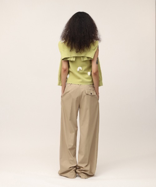 leinwande（ラインヴァンド）の「Relaxed Suits Trousers（スラックス・レディース・グレー/ベージュ・SMALL/MEDIUM）」の8枚目の写真