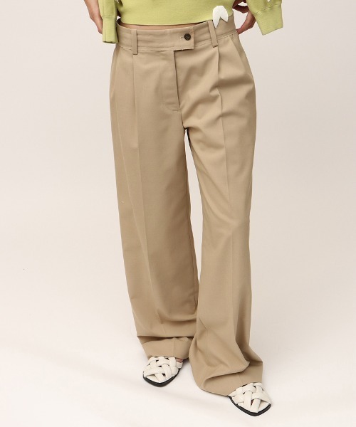 leinwande（ラインヴァンド）の「Relaxed Suits Trousers（スラックス・レディース・グレー/ベージュ・SMALL/MEDIUM）」の7枚目の写真