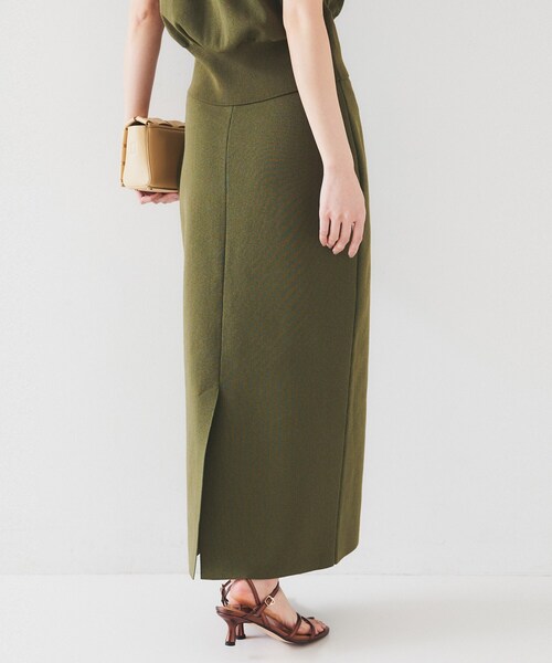 UNTITLED(アンタイトル)の「【セットアップ可能】ペンシルニットスカート(スカート・レディース・ブラック/オリーブ/ベージュ・00/02/04/44/48)」の11枚目の写真