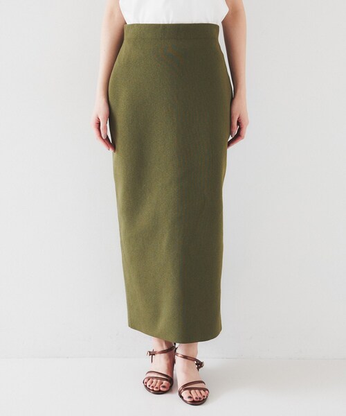 UNTITLED(アンタイトル)の「【セットアップ可能】ペンシルニットスカート(スカート・レディース・ブラック/オリーブ/ベージュ・00/02/04/44/48)」の18枚目の写真