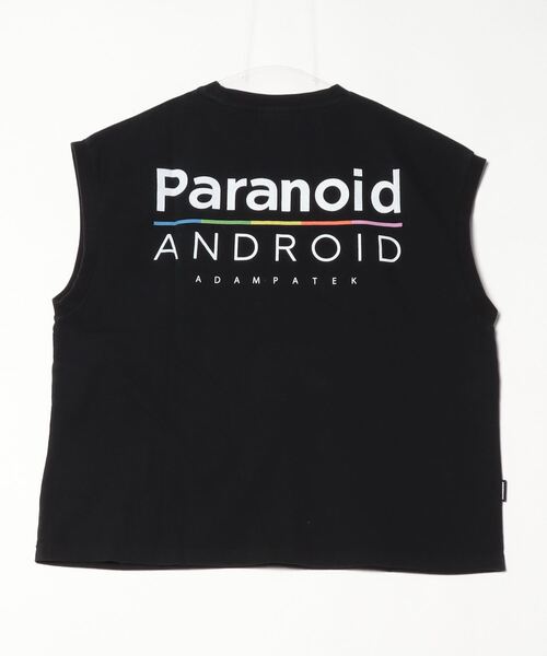 ADAM PATEK(アダムパテック)の「【ADAMPATEK/アダムパテック】pparanoid sleeveless/パラノイドプリントノースリーブ(Tシャツ/カットソー・レディース・ブラック/パープル/ホワイト・2/1)」の13枚目の写真