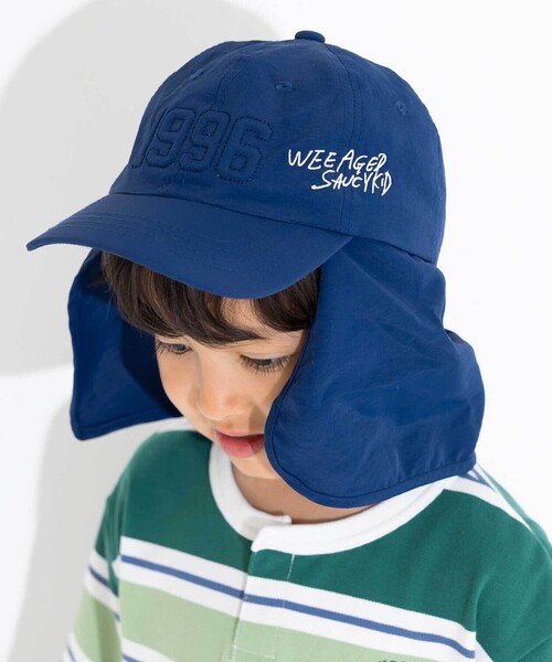 WASK（ワスク）の「サンシールドナンバリングキャップ(52~56cm)（キャップ・キッズ・ベージュ/ネイビー・L/M）」の16枚目の写真