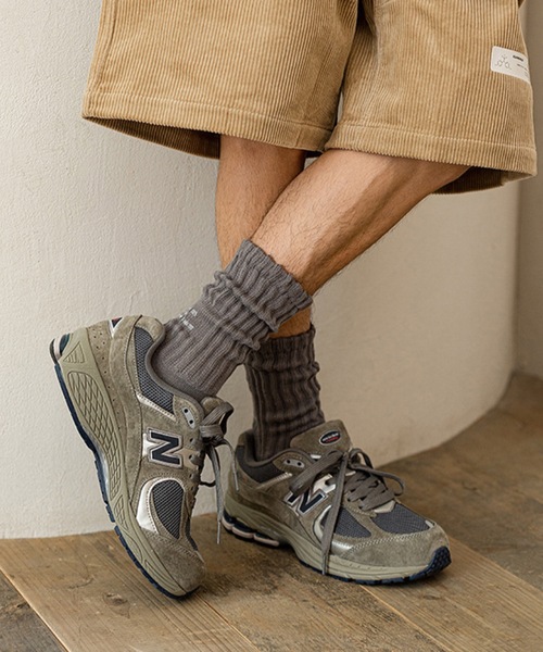 UNDERSTATEMENTs（アンダーステイトメント）の「【ユニセックス】バックロゴプリントソックス（ソックス/靴下・メンズ・グレー/ブラック/ホワイト/ベージュ・FREE）」の5枚目の写真