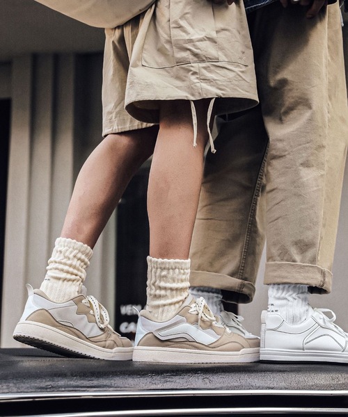 UNDERSTATEMENTs（アンダーステイトメント）の「【ユニセックス】バックロゴプリントソックス（ソックス/靴下・メンズ・グレー/ブラック/ホワイト/ベージュ・FREE）」の6枚目の写真