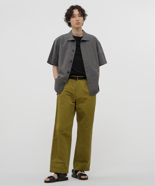 MHL.（エムエイチエル）の「COTTON CORD SHIRTING（シャツ/ブラウス・メンズ・チャコール/オフホワイト・SMALL/MEDIUM/LARGE）」の7枚目の写真