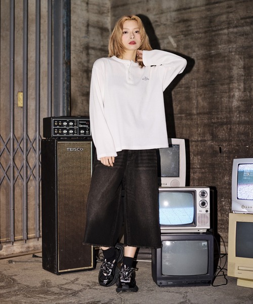 MONO-MART パンツ ヴィンテージ加工 ジョーツ デニムショート