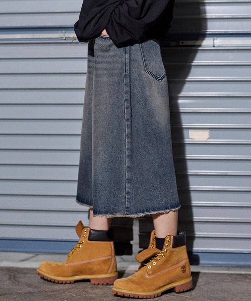 MSG（エムエスジー）の「ヴィンテージ加工オーバーバギージョーツ　ハーフデニム【UNISEX】（デニムパンツ・メンズ・ブラック/ブルー/カモフラージュ/ブラウン/ブラック系/ブルー系・S/M/L/XL）」の21枚目の写真