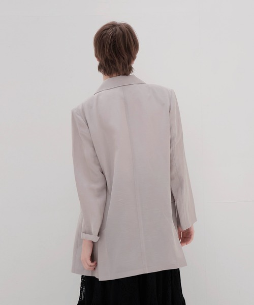 セール】B7 / linen slab boyfriend jacket(リネンスラブボーイ