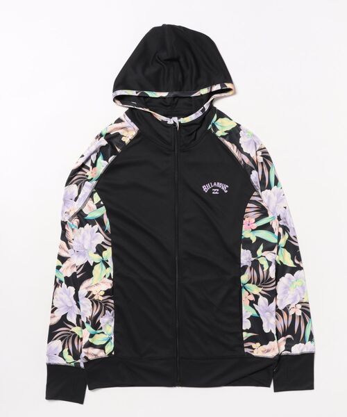 BILLABONG レディース SHADOW TROPIC ZIP UP HOODED RASHGUARD BILLABONG レディース SHADOW TROPIC ZIP UP HOODED RASHGUARD