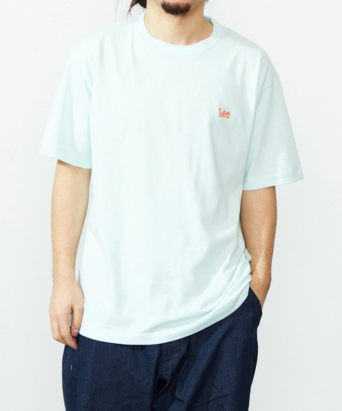 Lee（リー）の「Lee/リー バックプリントTシャツ（Tシャツ/カットソー・メンズ・サックスブルー/チャコールグレー/ホワイト/ホワイト系その他・SMALL/MEDIUM/X-LARGE/LARGE）」の13枚目の写真