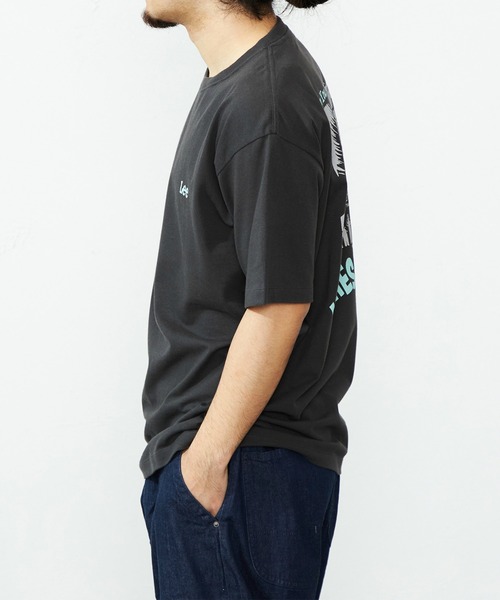 Lee（リー）の「Lee/リー バックプリントTシャツ（Tシャツ/カットソー・メンズ・サックスブルー/チャコールグレー/ホワイト/ホワイト系その他・SMALL/MEDIUM/X-LARGE/LARGE）」の17枚目の写真
