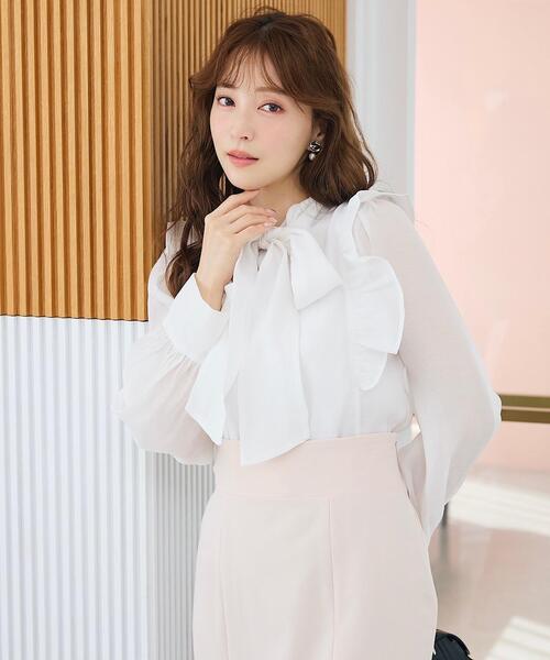 SWINGLE（スウィングル）の「パイピングヘム美シルエットマーメイドスカート（スカート・レディース・ベージュ/ネイビー/ブルー・MEDIUM/SMALL）」の19枚目の写真