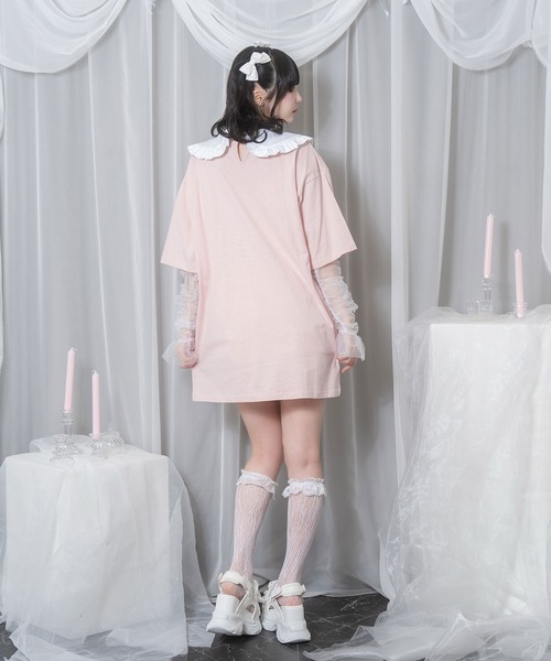 ハニーシナモン アイスリボンハニーちゃん襟付きTシャツ アイスリボンハニーちゃん襟付きTシャツ（Tシャツ/カットソー