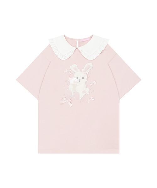 ハニーシナモン アイスリボンハニーちゃん襟付きTシャツ Honey Cinnamon（ハニーシナモン）の「アイスリボンハニーちゃん