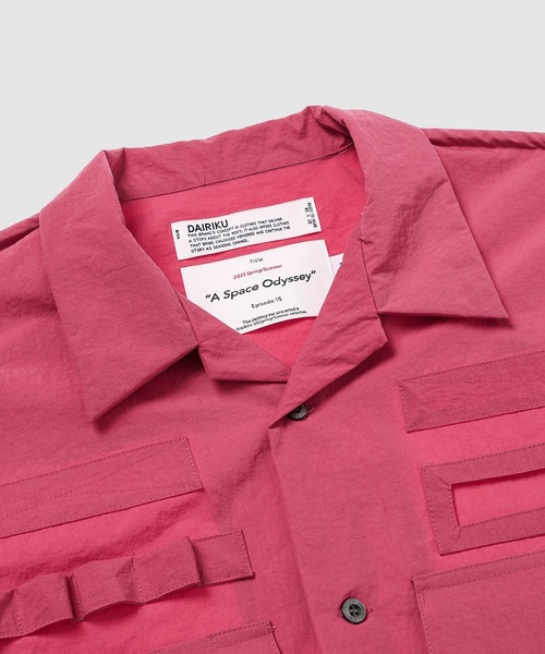 DAIRIKU(ダイリク)の「"Alien" Engineer Nylon Shirt(シャツ/ブラウス・メンズ・オレンジ/ピンク・L)」の4枚目の写真