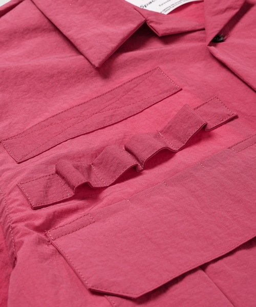 DAIRIKU(ダイリク)の「"Alien" Engineer Nylon Shirt(シャツ/ブラウス・メンズ・オレンジ/ピンク・L)」の7枚目の写真