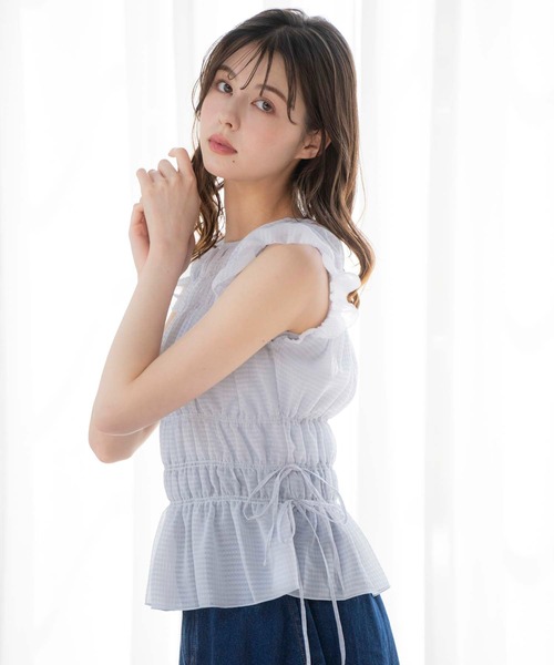 ノエラ Noela シャーリングブラウス （ブラック） シャーリングブラウス | シャツ・ブラウス | Noela OFFICIAL WEB