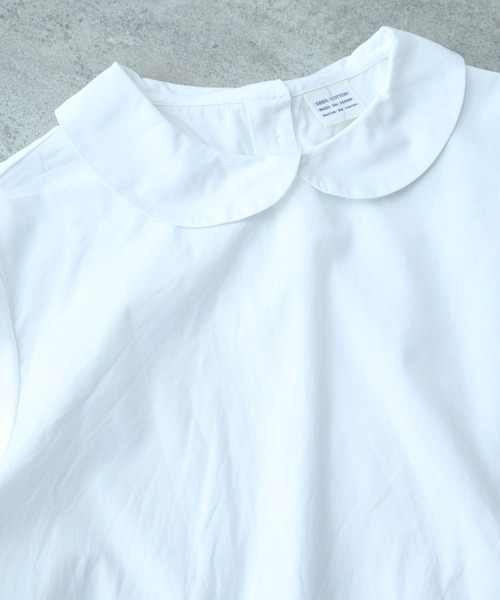bulle de savon（ビュルデサボン）の「△itsumo 丸衿半袖ブラウス（シャツ/ブラウス・レディース・ホワイト/その他・FREE）」の22枚目の写真