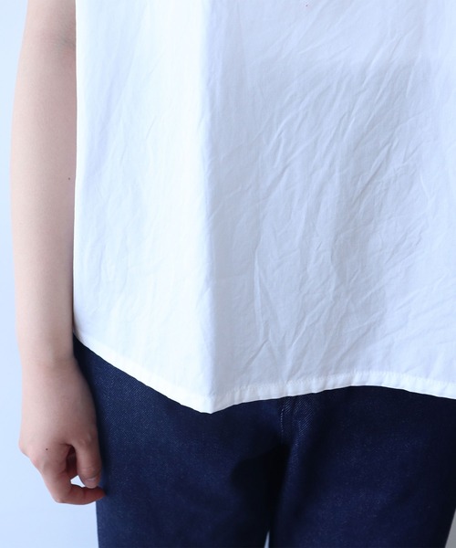 bulle de savon（ビュルデサボン）の「△itsumo 丸衿半袖ブラウス（シャツ/ブラウス・レディース・ホワイト/その他・FREE）」の19枚目の写真