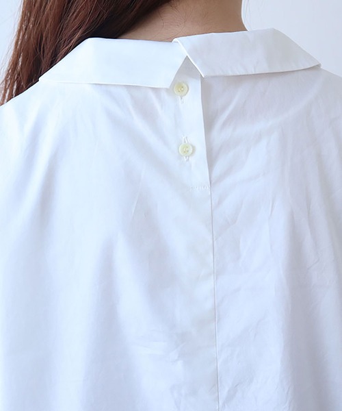 bulle de savon（ビュルデサボン）の「△itsumo 丸衿半袖ブラウス（シャツ/ブラウス・レディース・ホワイト/その他・FREE）」の17枚目の写真